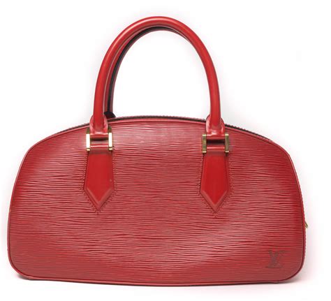 lv jasmin|LOUIS VUITTON Epi Jasmin Castillan Red .